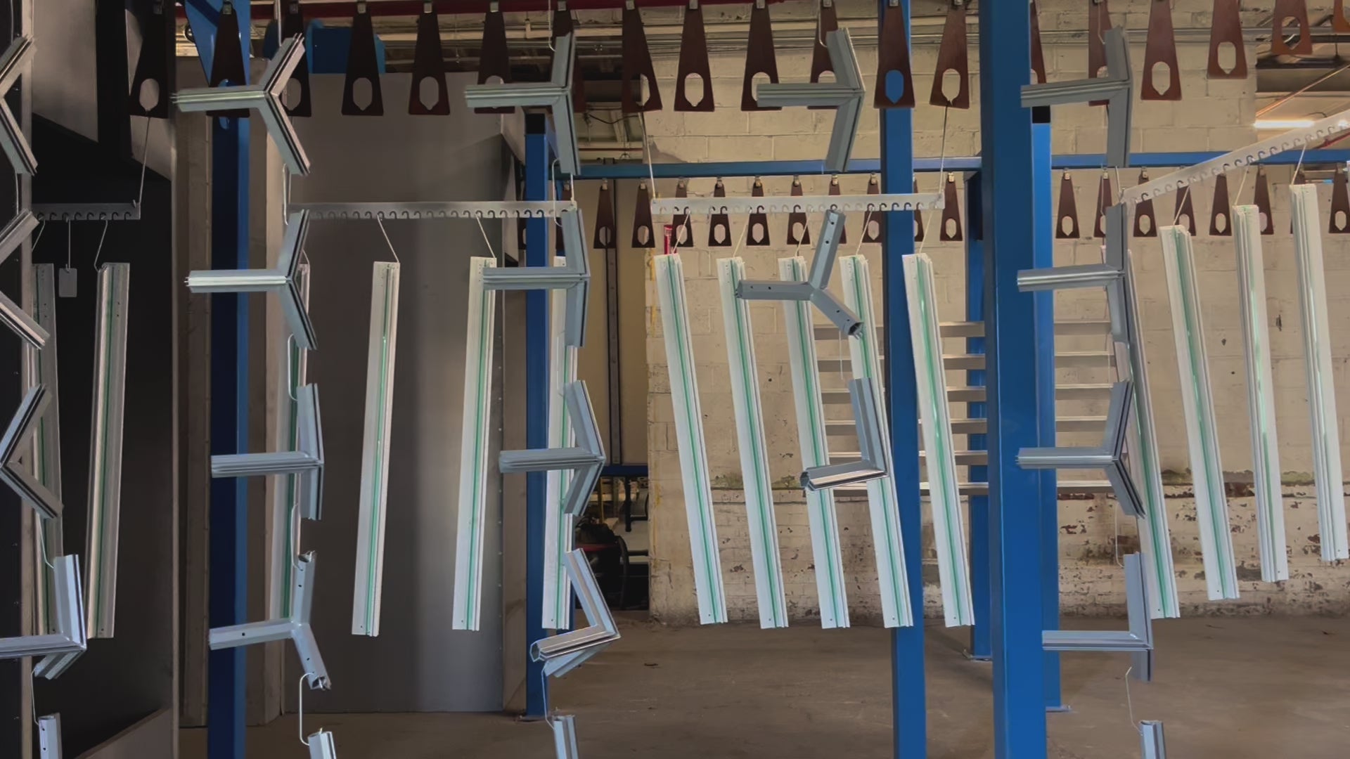 NJ Powder Coating see how where powder coat near you. Video of our NJ Powder coating line